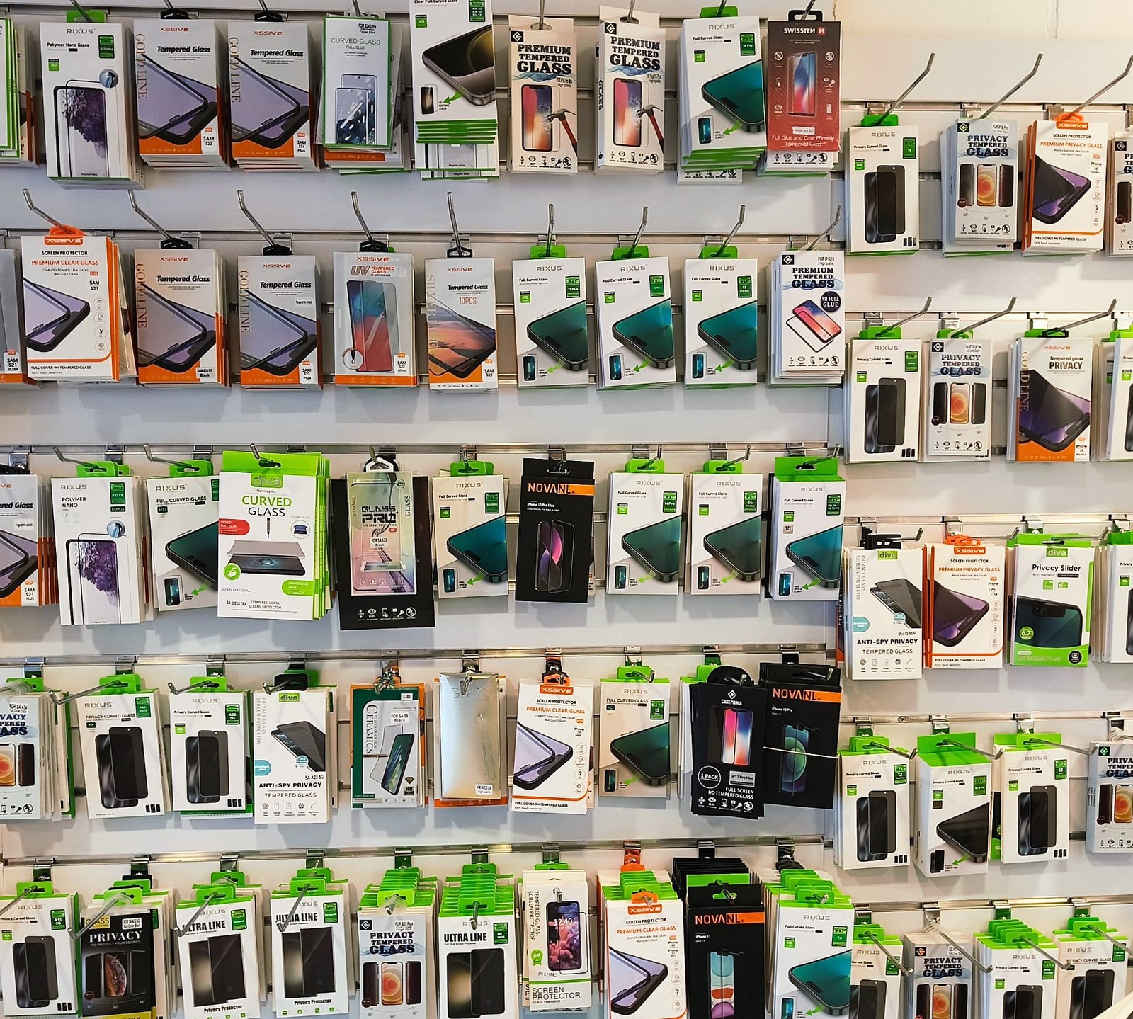 Complete accessoires assortiment